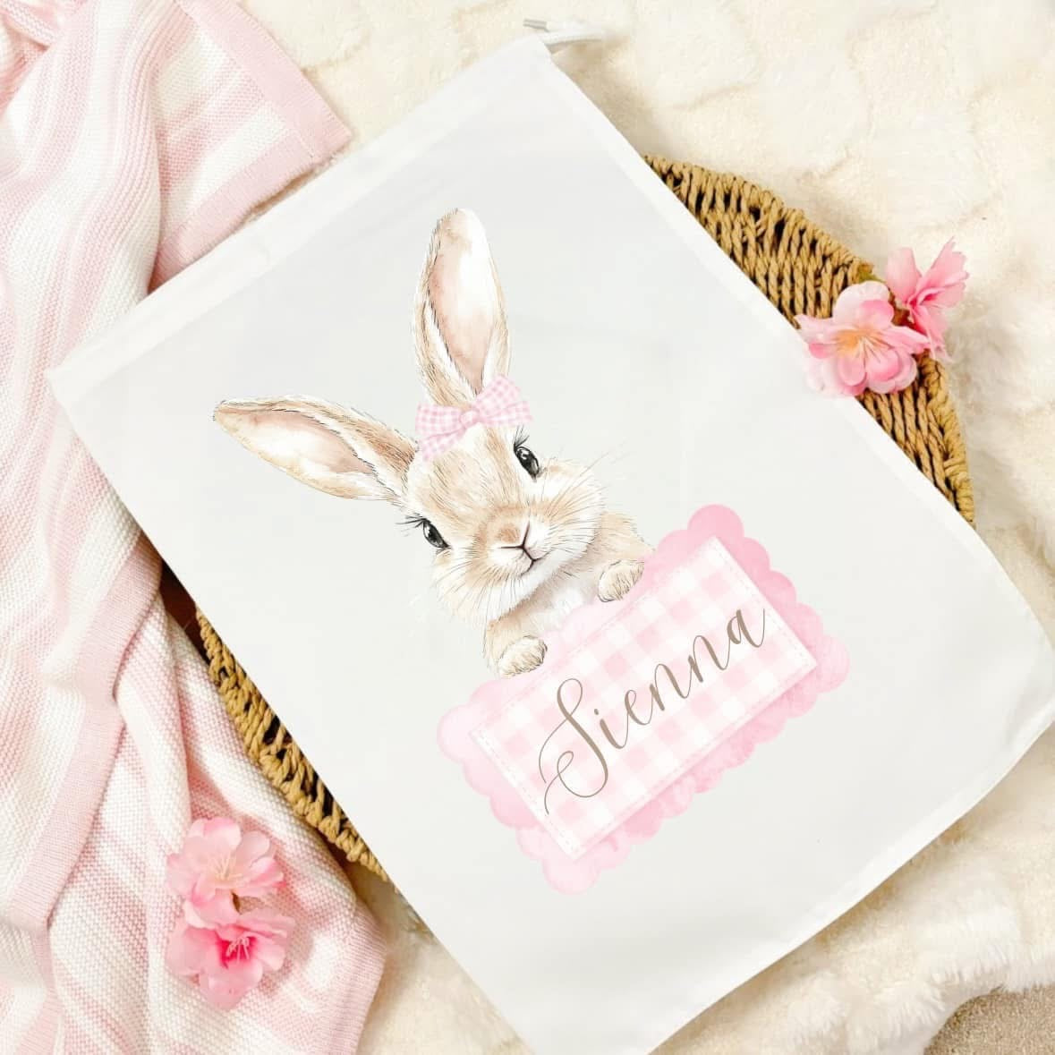 Personalised bunny bag (multiple colours)