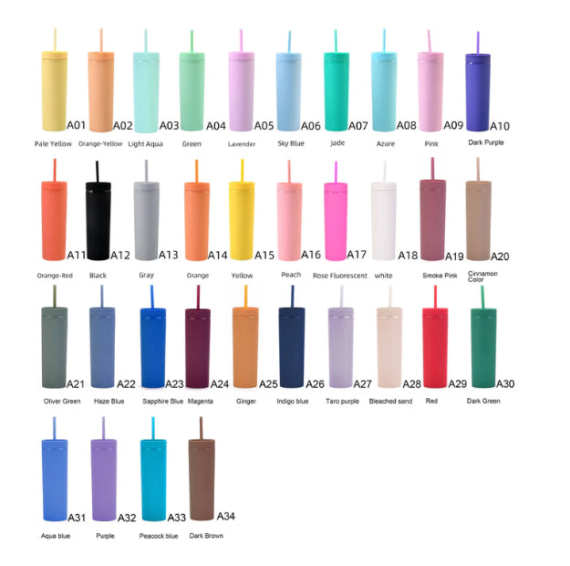 Personalised skinny tumbler