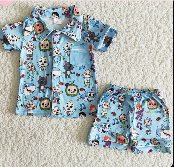Boy/girl matching cocomelon pyjamas