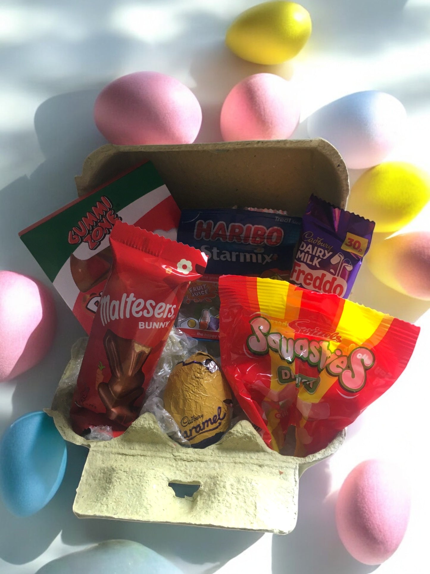 Personalised sweet filled Easter egg box