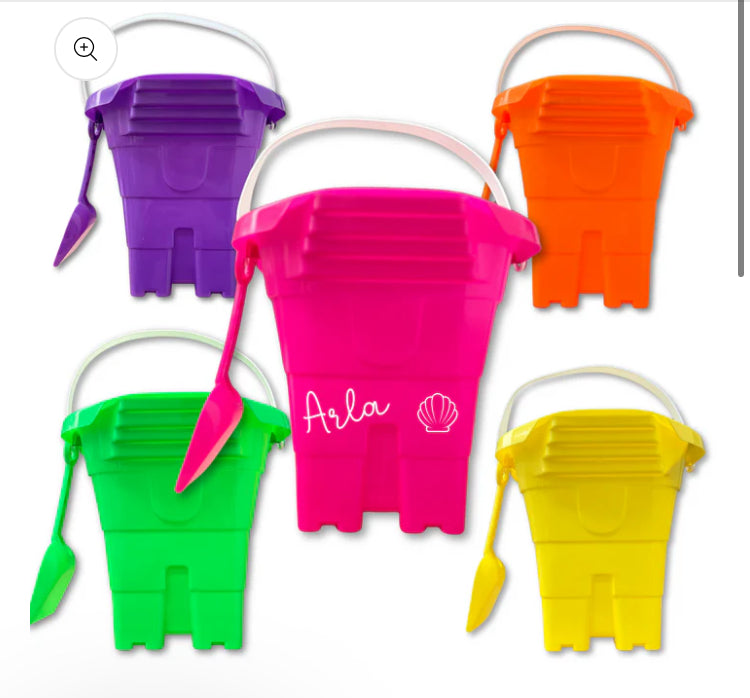 Personalised bucket & spade set
