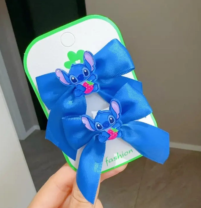 Stitch/angel 2 pack bows