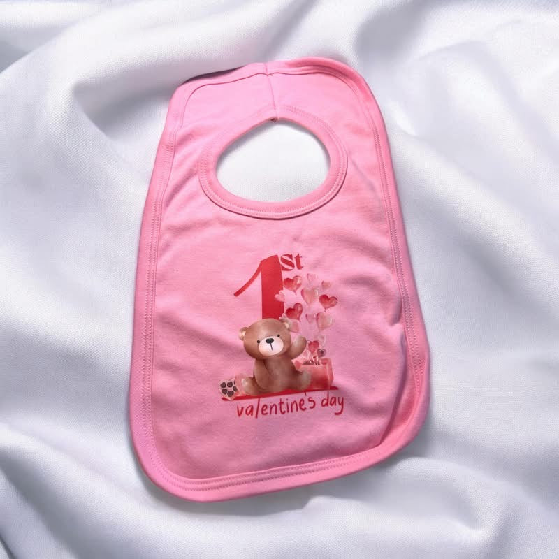 1st Valentine’s Day bib