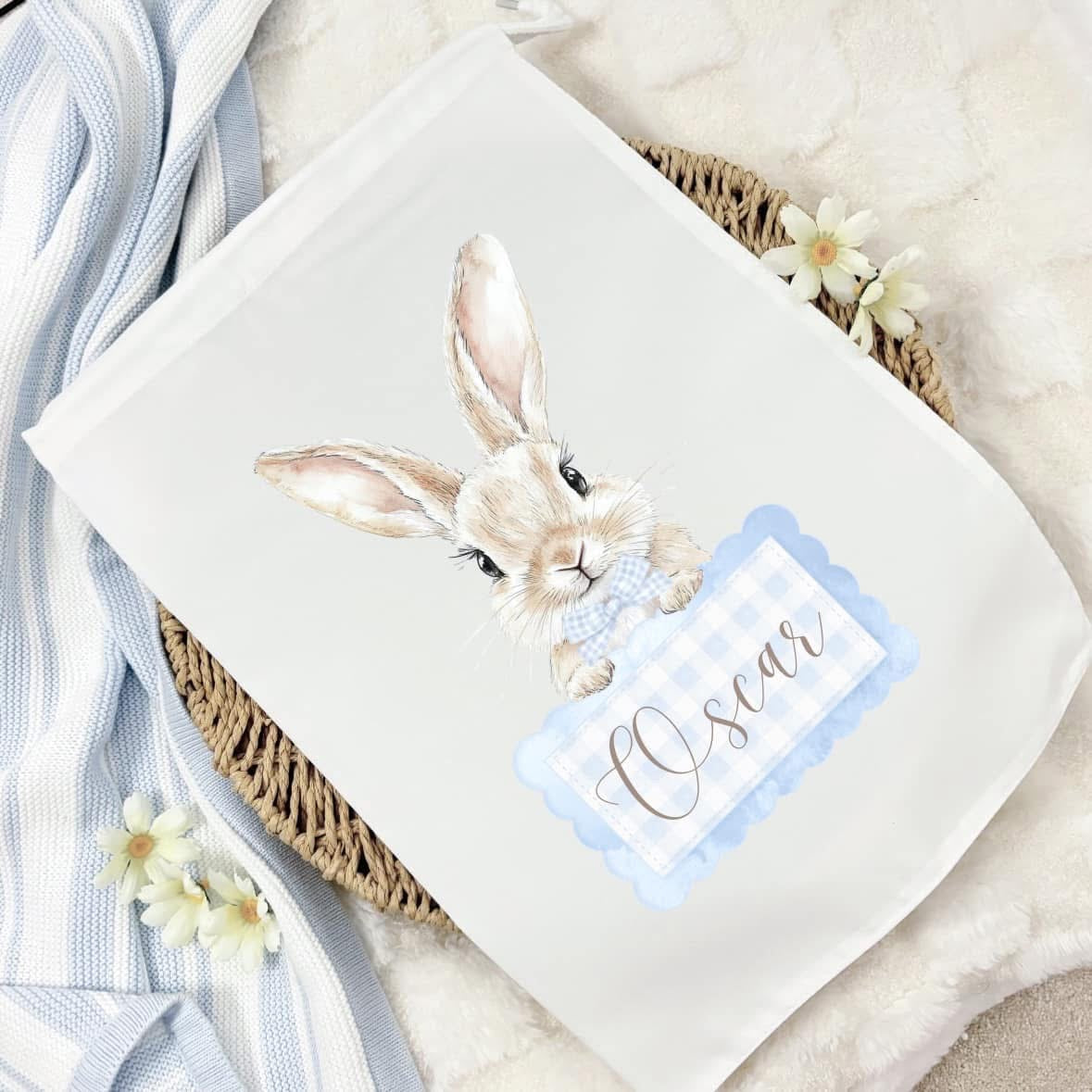 Personalised bunny bag (multiple colours)
