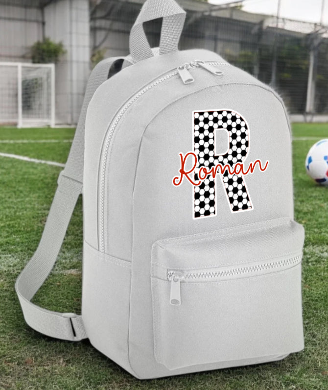 Personalised INITAL name backpack (multiple colours - please leave in notes)