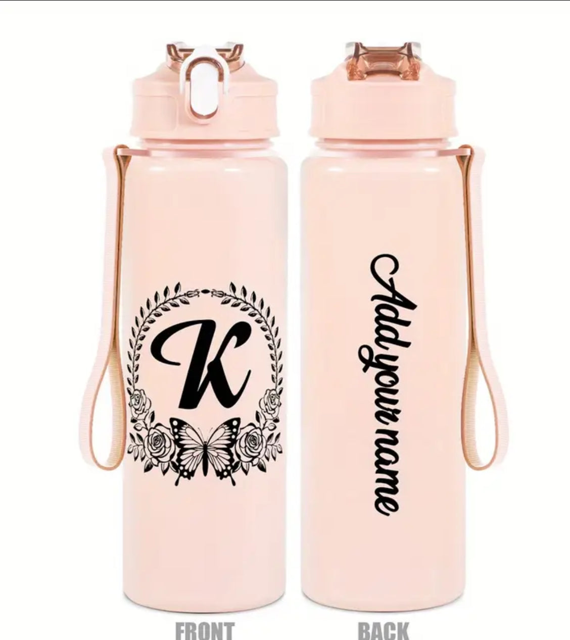 Personalised decor water bottle