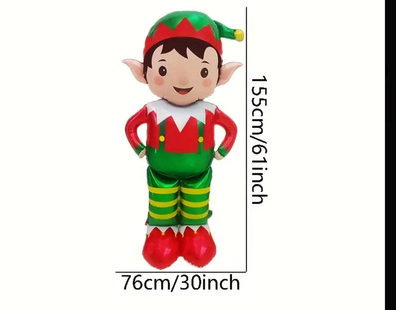 Giant 155cm x 76cm Elf balloon