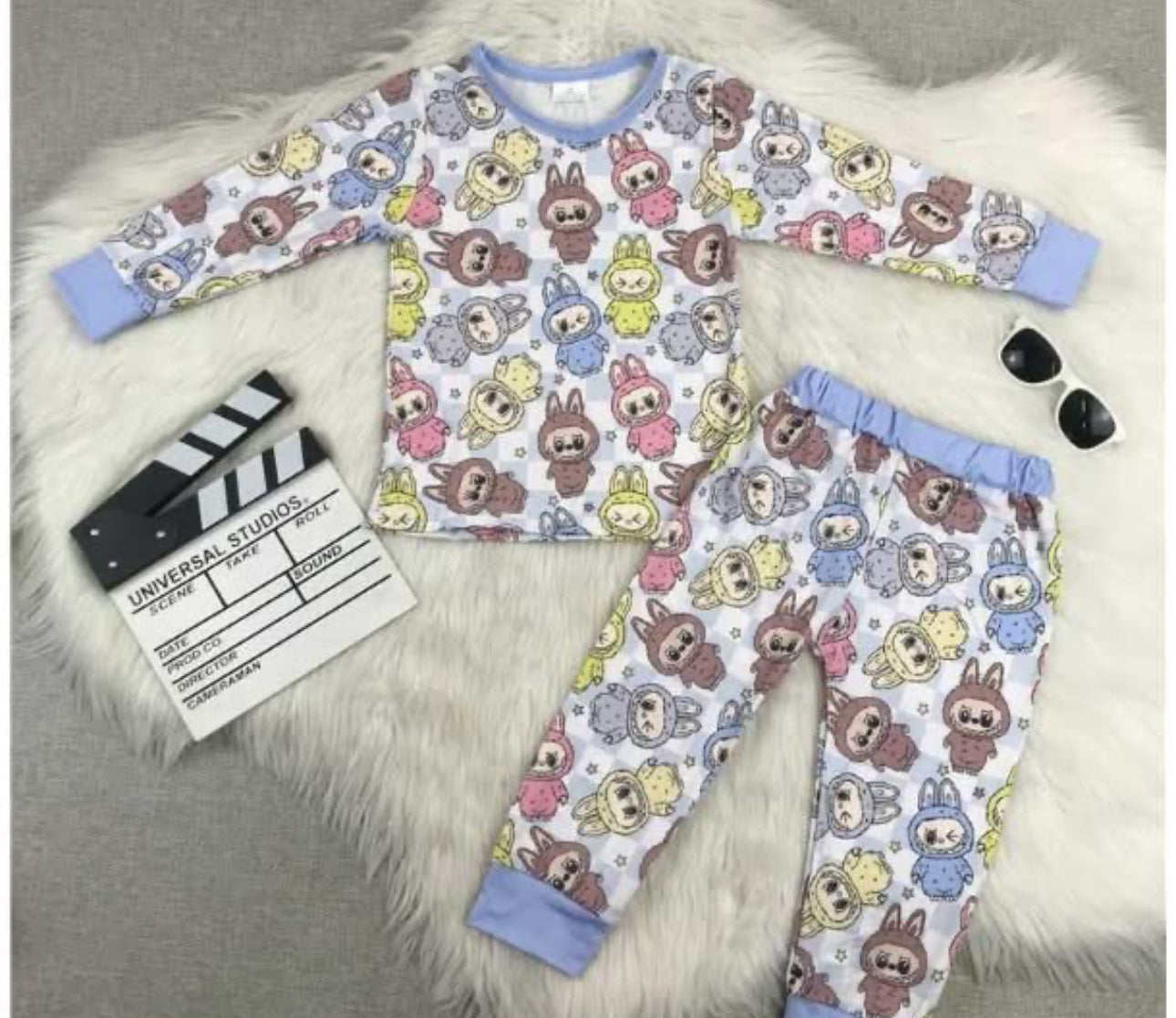 Boy/girl matching labubu pyjamas