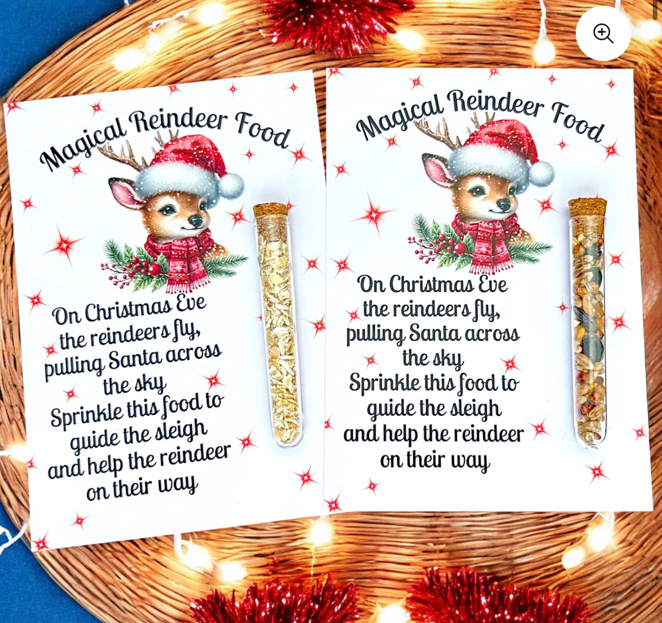 Reindeer food/reindeer tubes