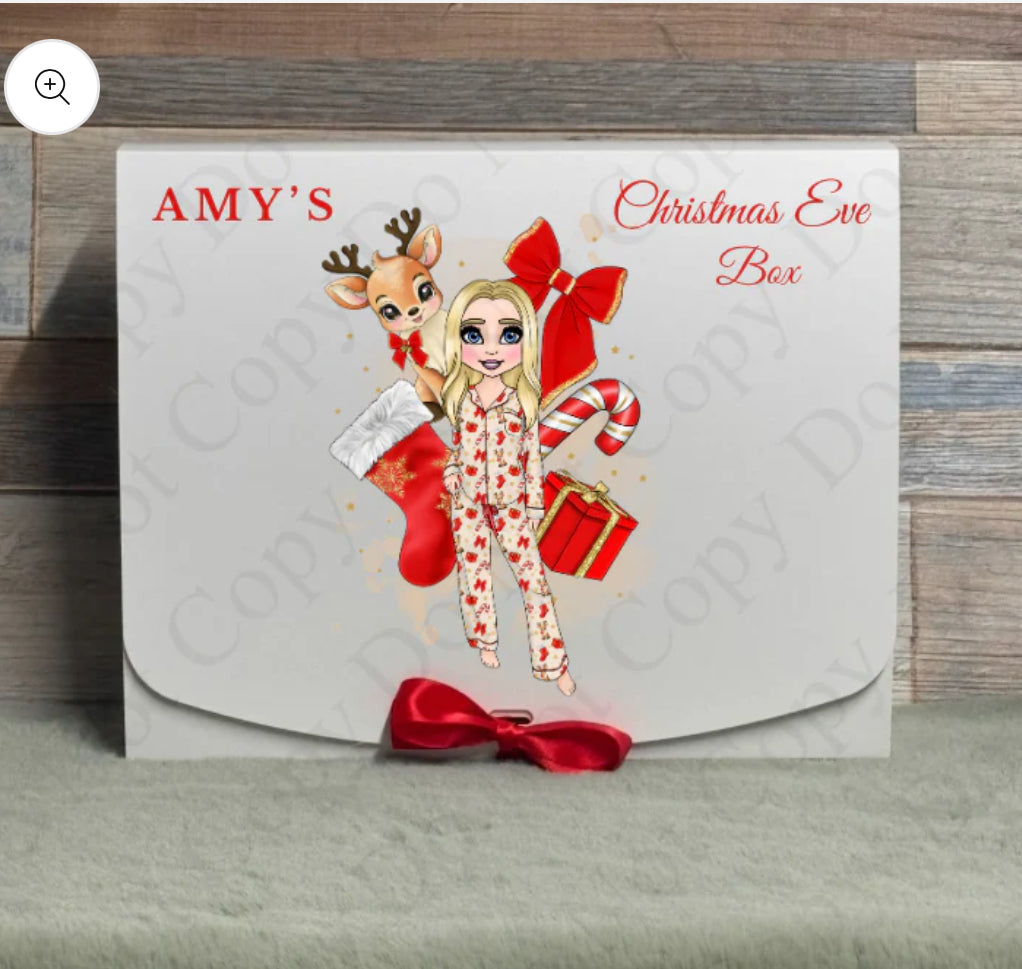 Christmas Eve personalised design box