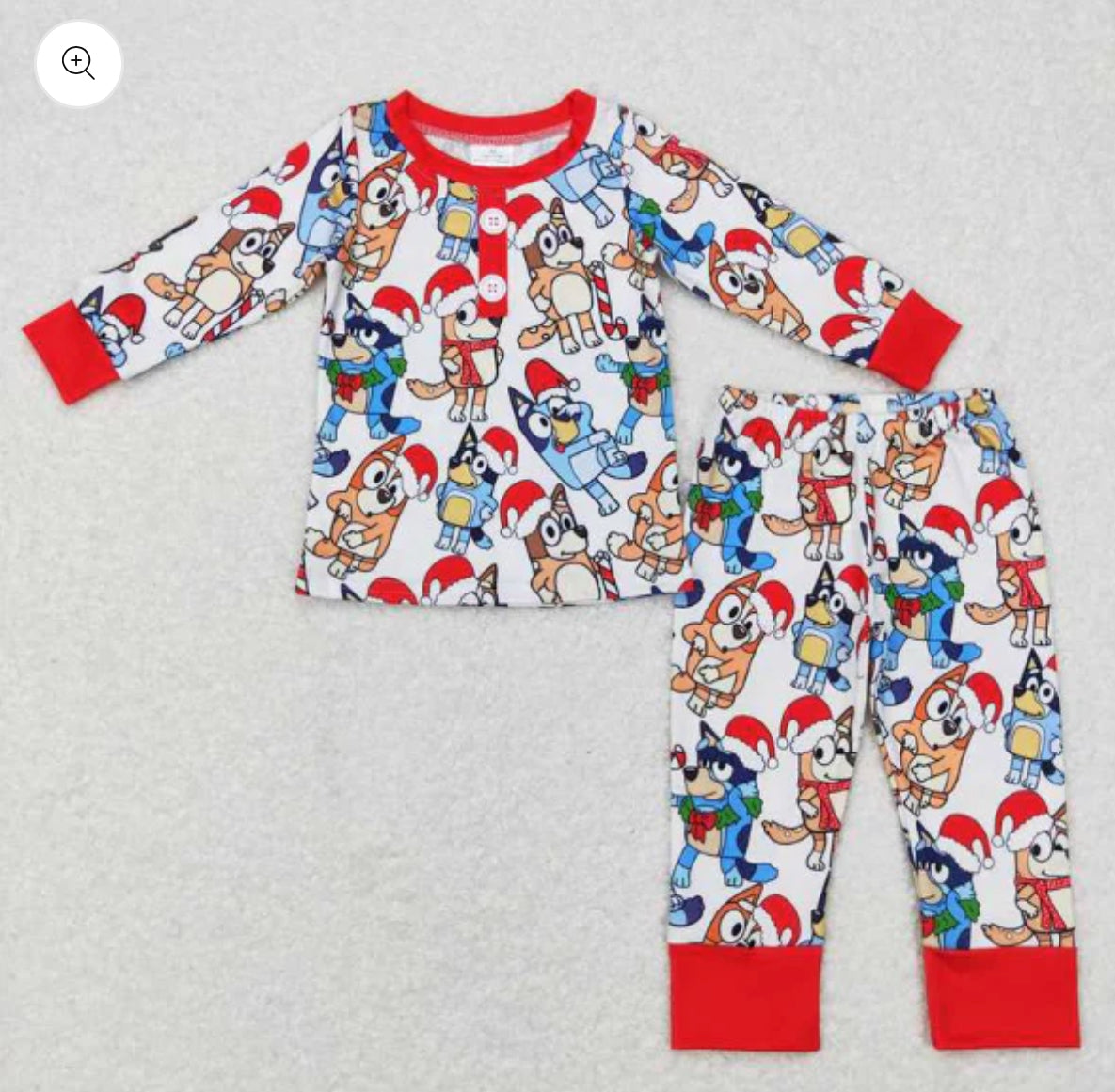 Bluey boy/girl matching Christmas pyjamas