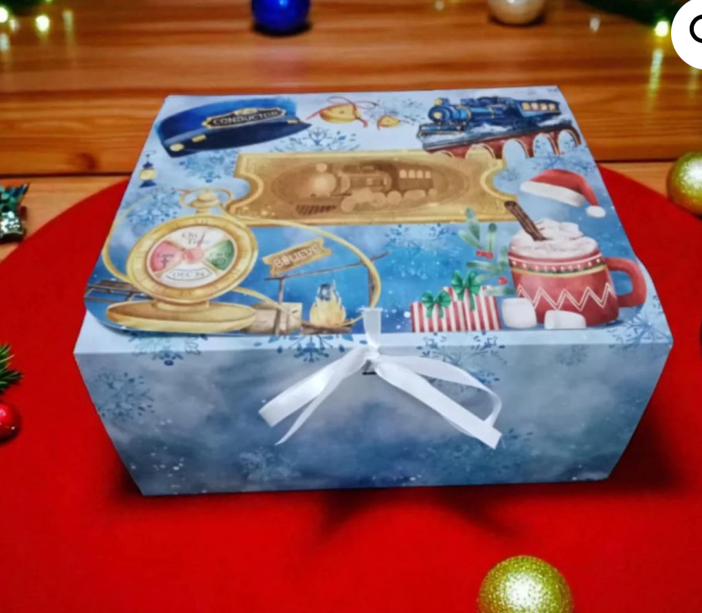 Personalised Christmas Eve box/popcorn/sweet tub & cup