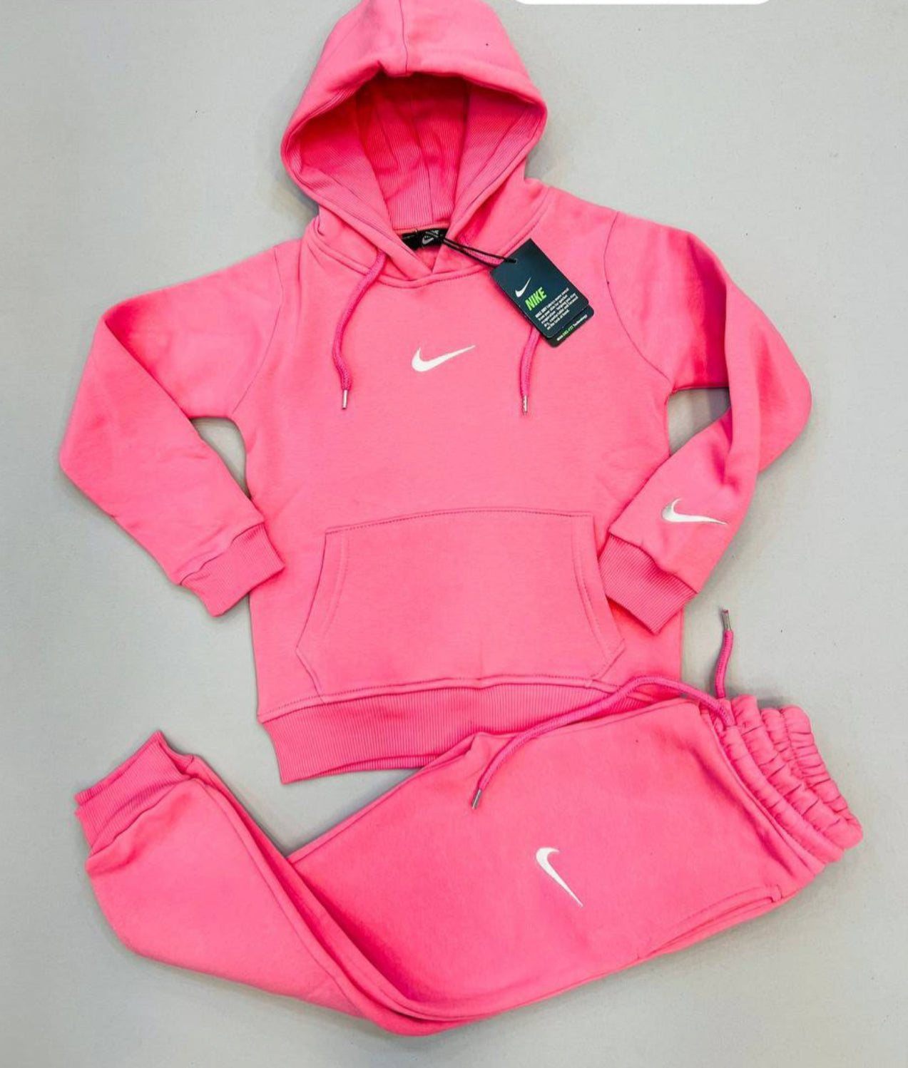 Pink NKE tracksuit