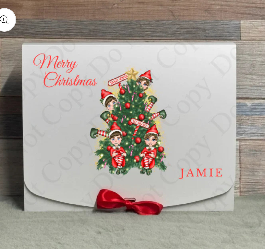 Christmas Eve personalised design box