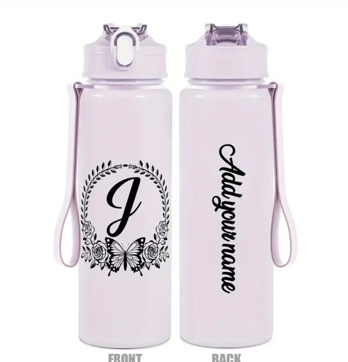 Personalised decor water bottle
