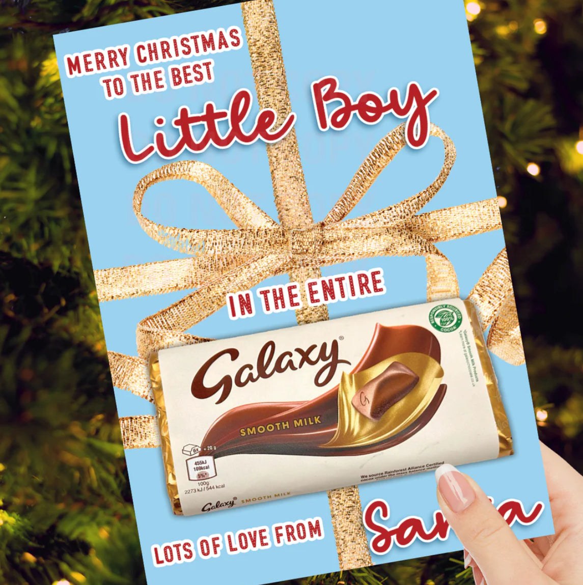 The best “ in the entire galaxy love from “ galaxy board - includes chocolate - blue