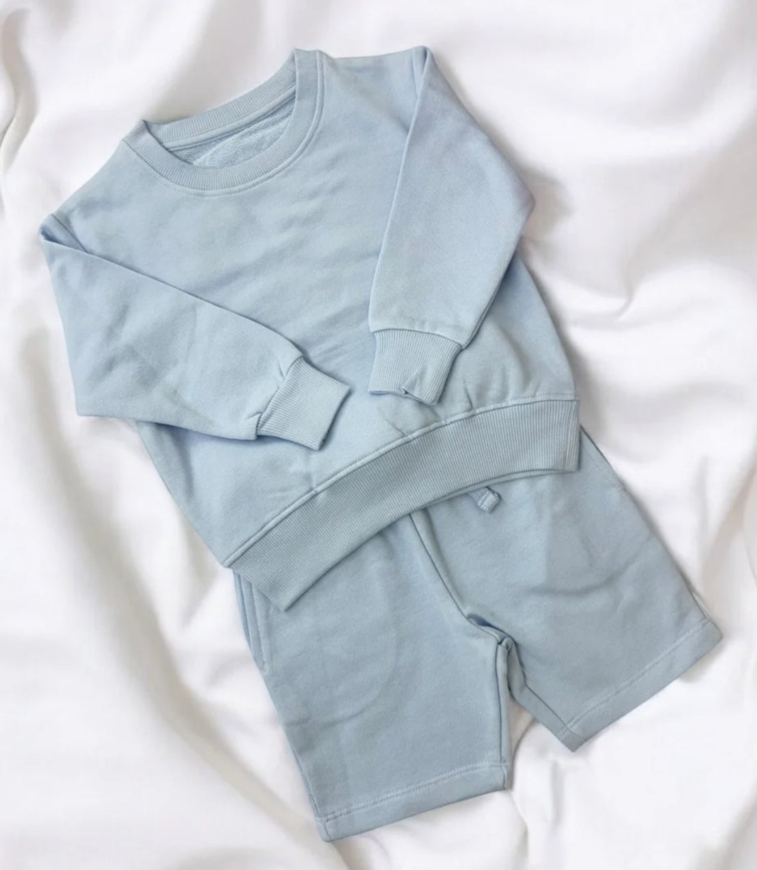 Personalised sweatshirt and shorts set