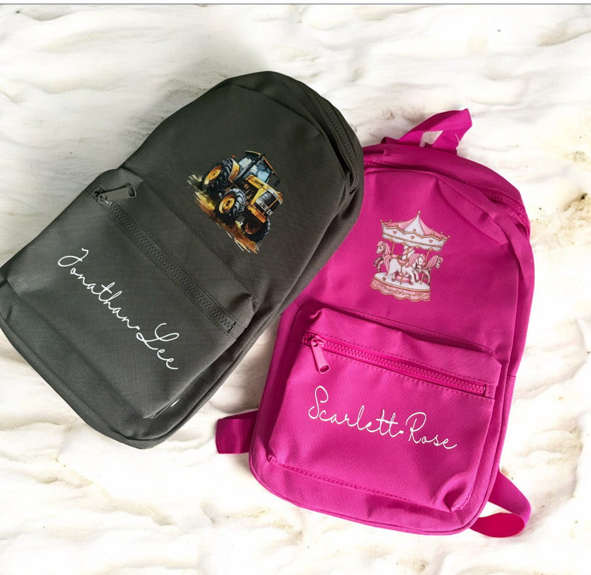 Personalised backpack