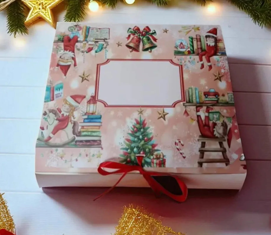 Personalised Christmas Eve box/popcorn/sweet tub & cup