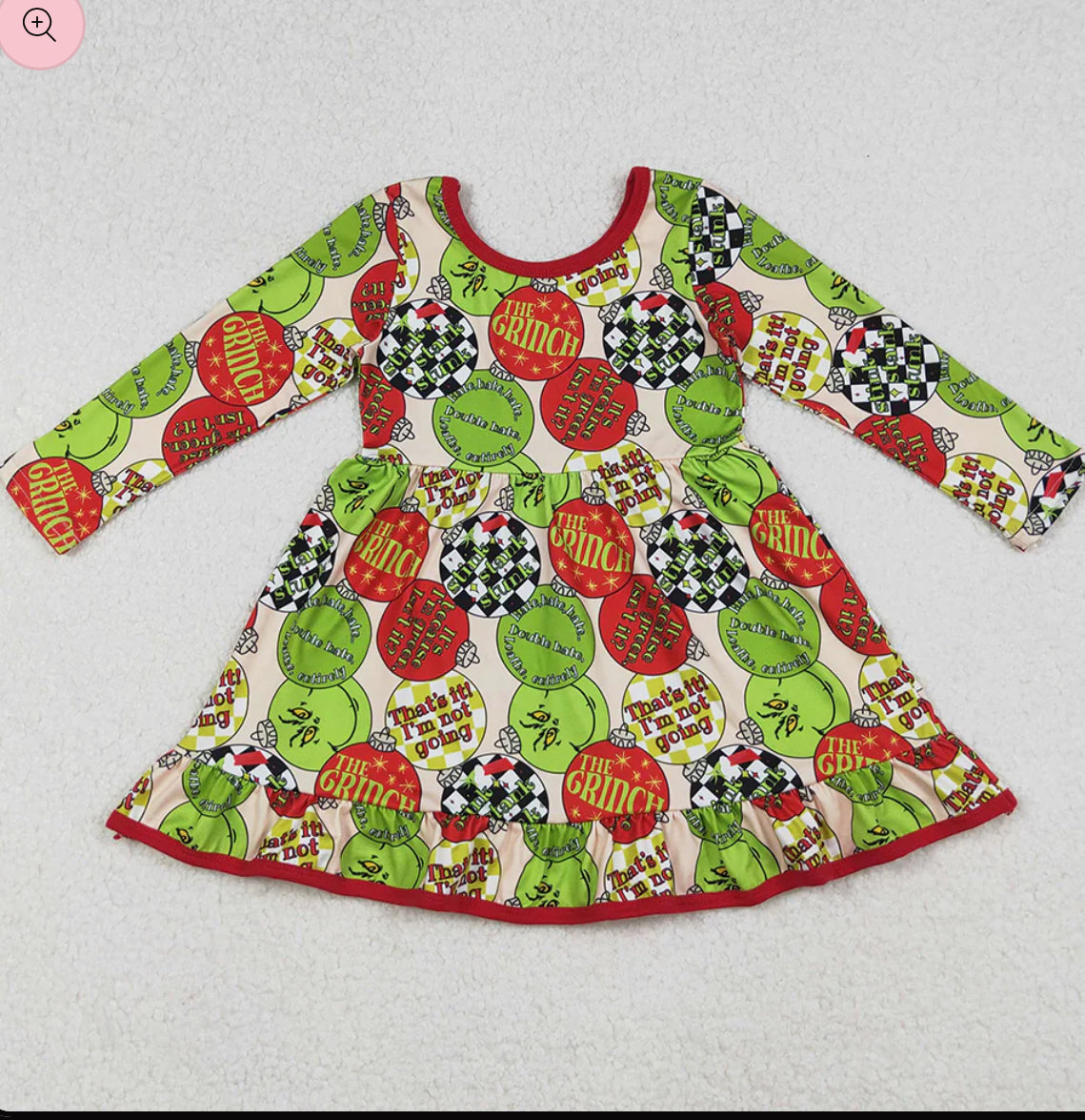 Grinch baubles nightdress/pyjamas