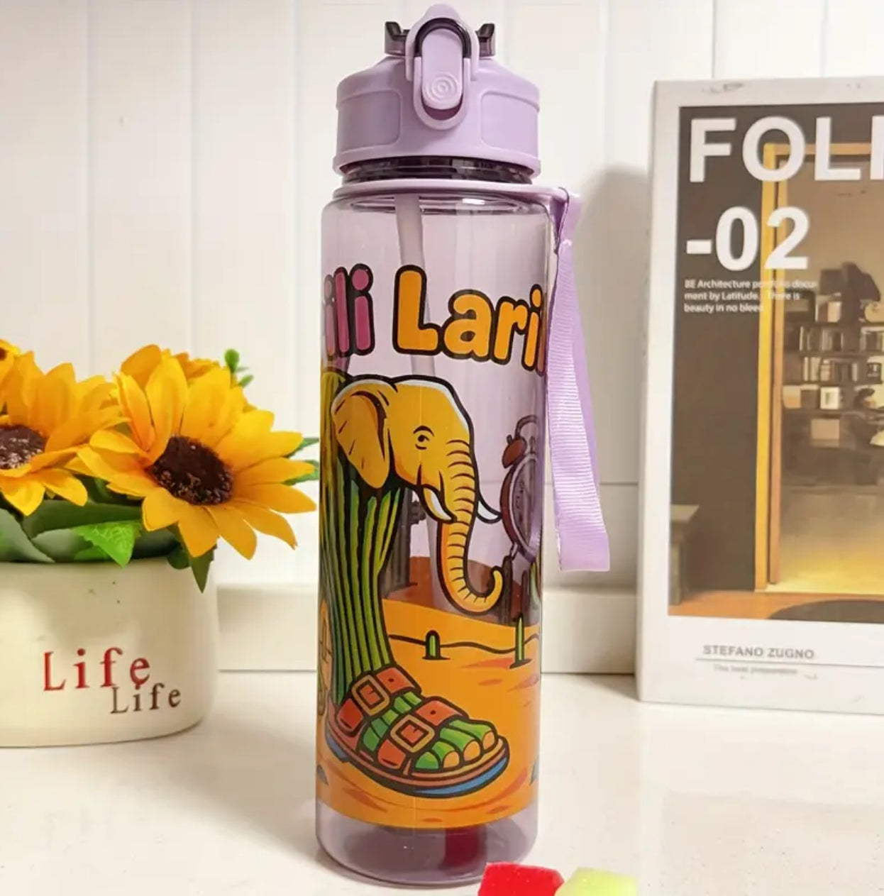 Brain rot drink bottle