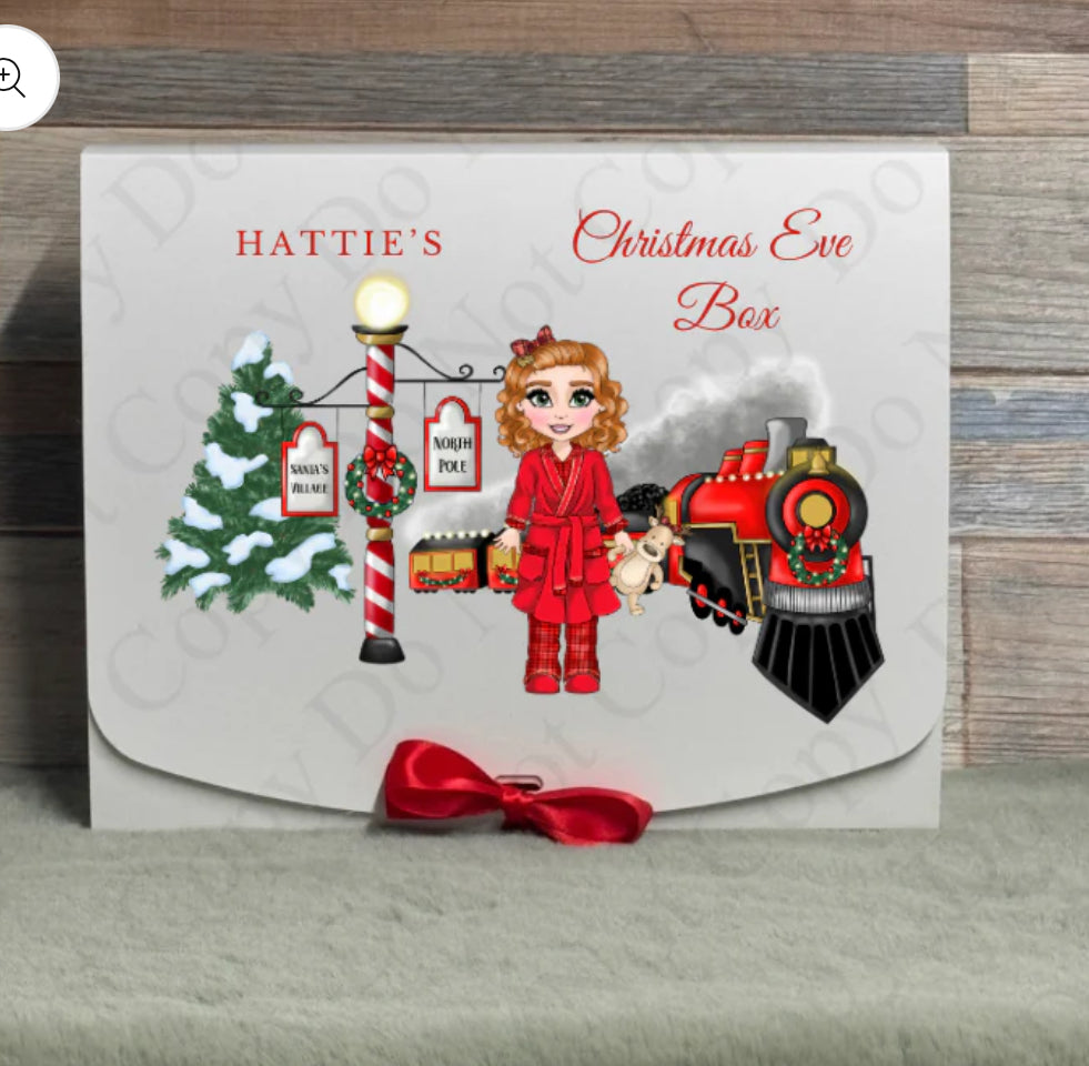 Christmas Eve personalised design box