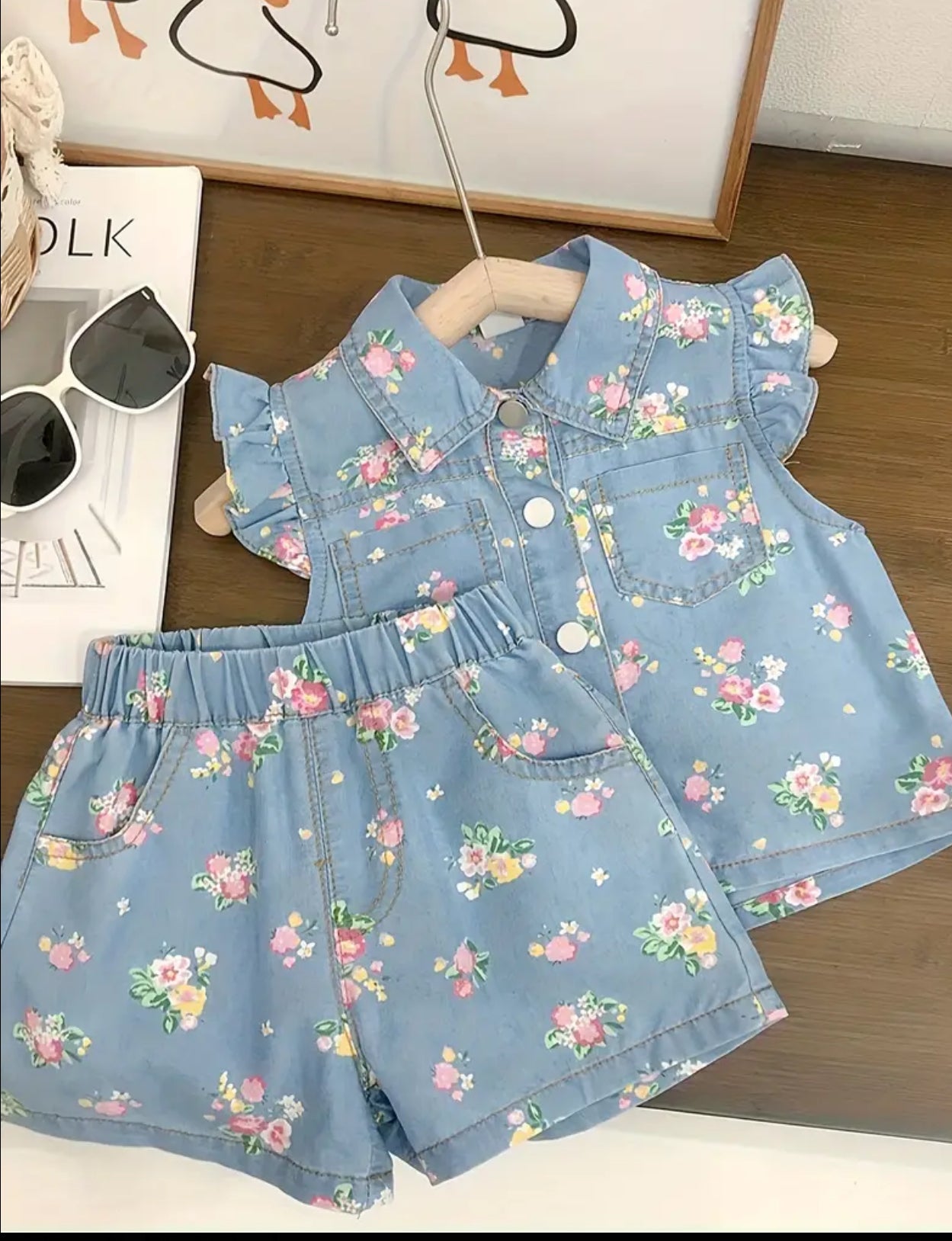 Denium effect floral set