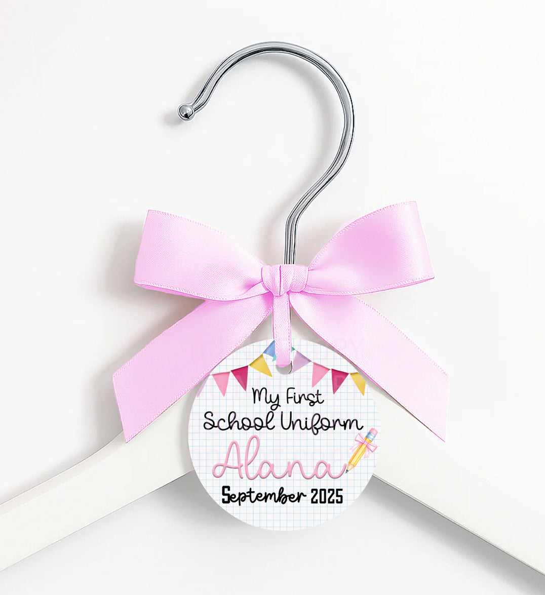 My first school uniform/nursery clothes tag