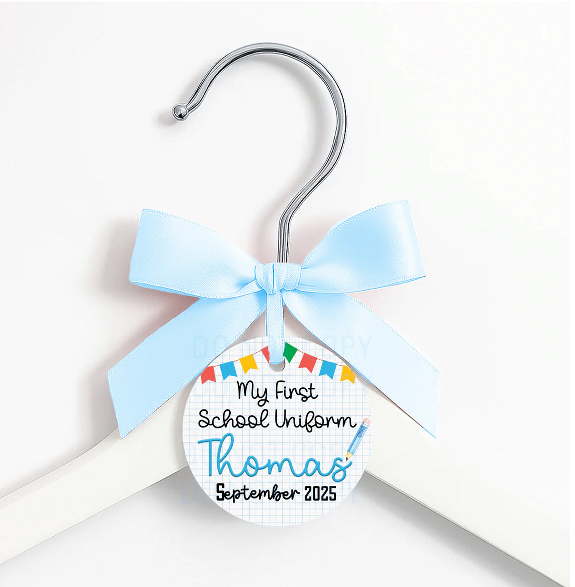 My first school uniform/nursery clothes tag
