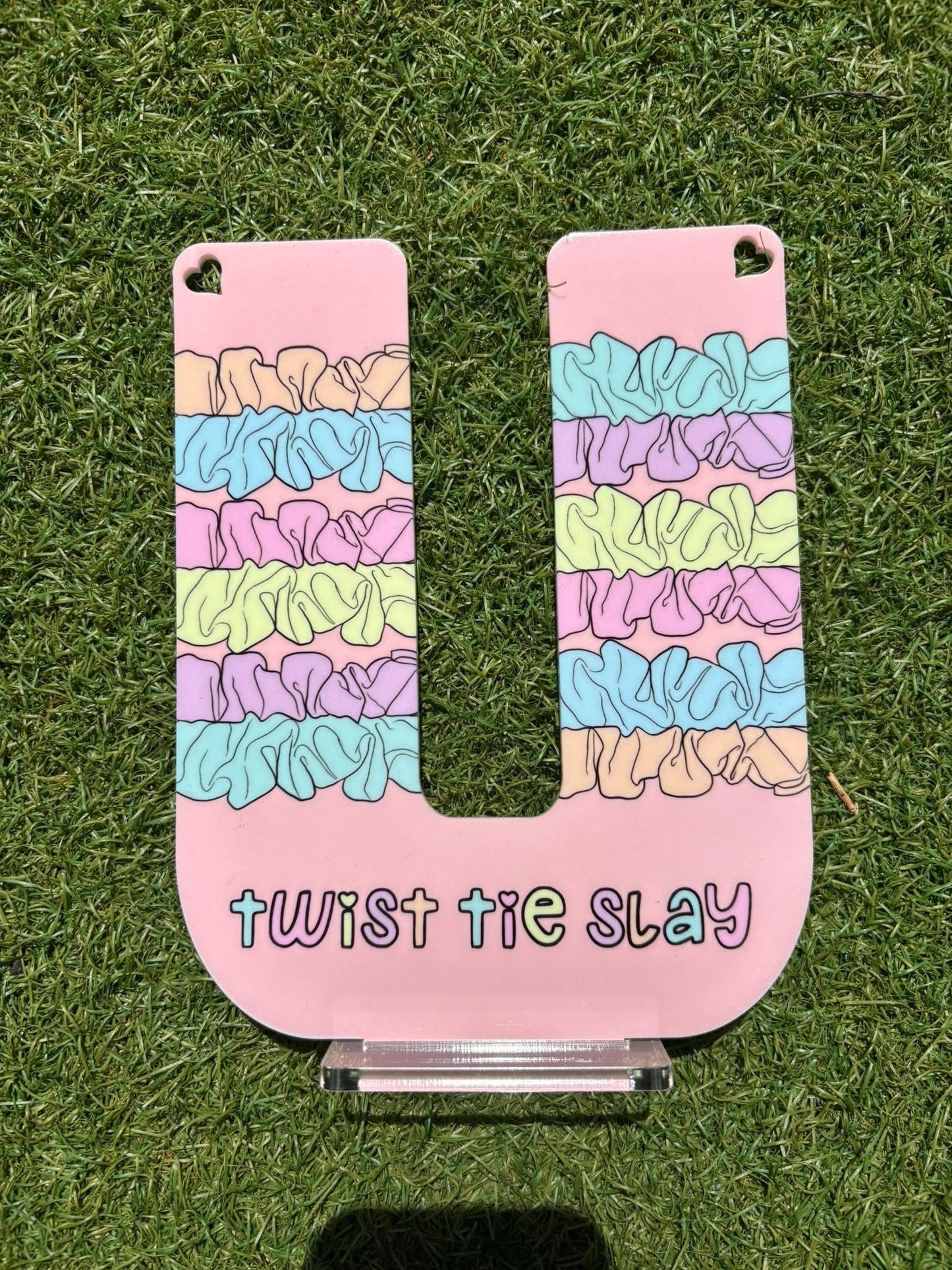 Personalised scrunchie holder