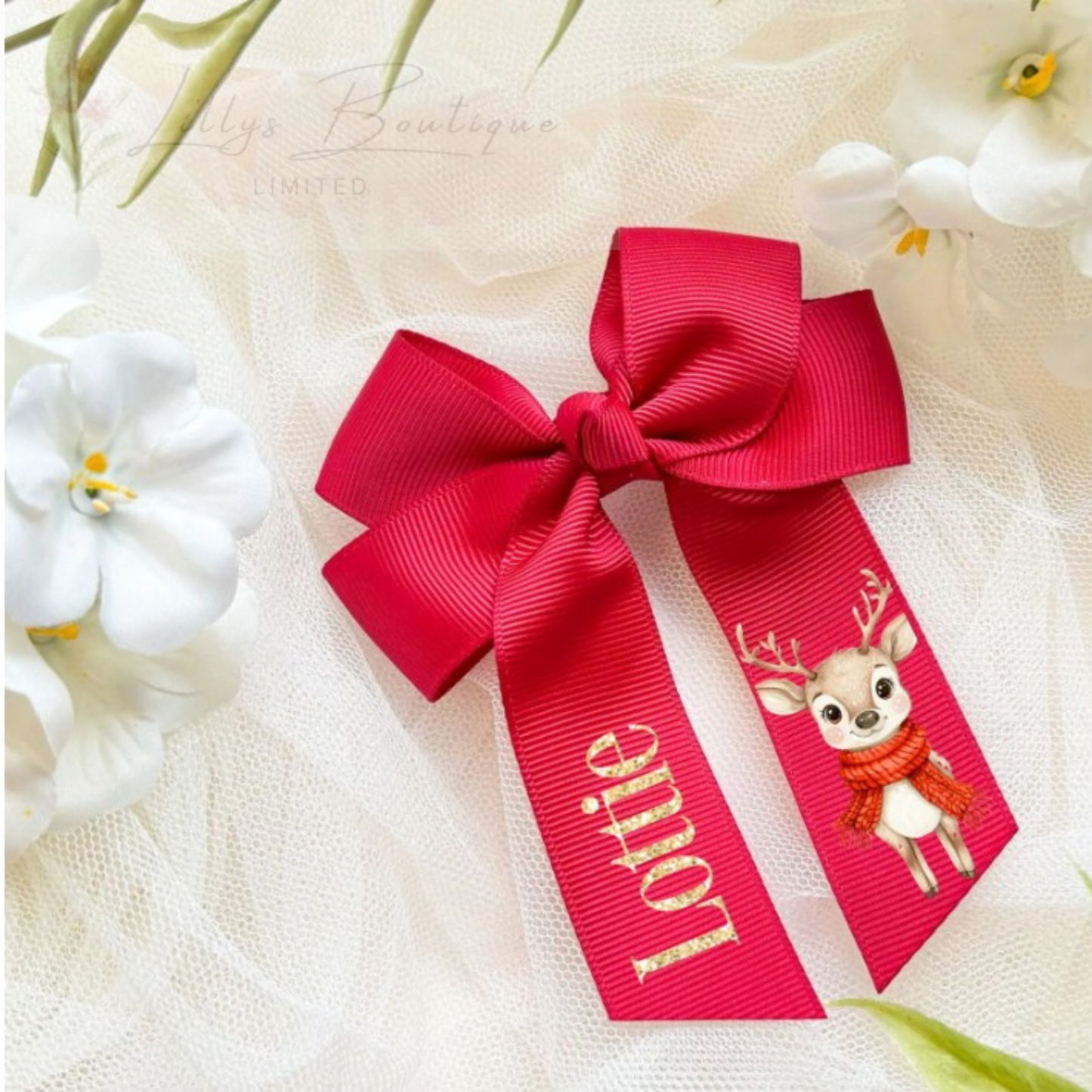 2 FOR £5 PERSONALISED BOWS (multiple designs)