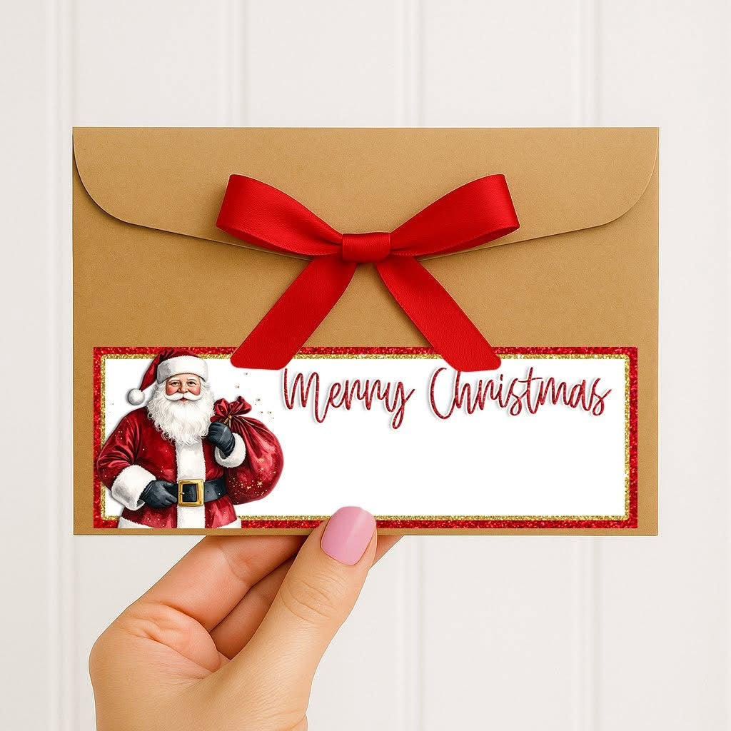 Christmas envelopes (can be personalised)