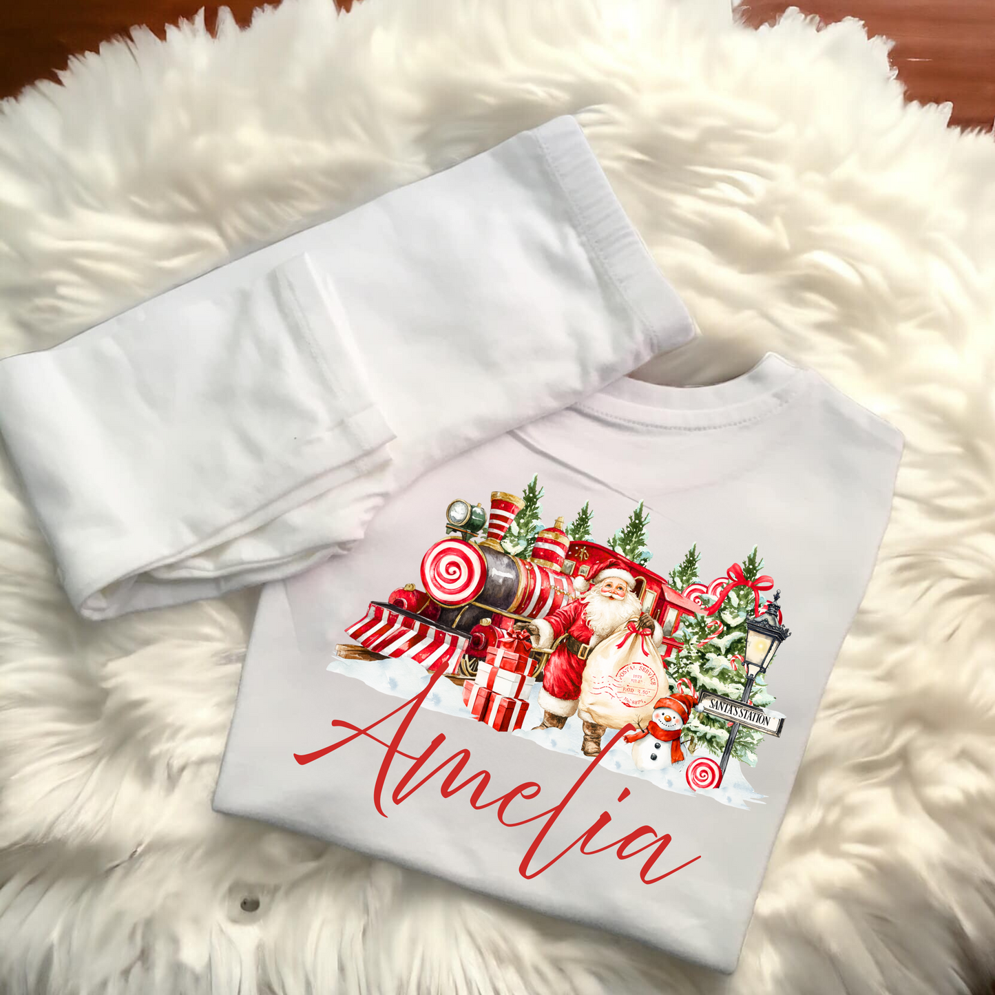 Christmas personalised leggings set (multiple designs)