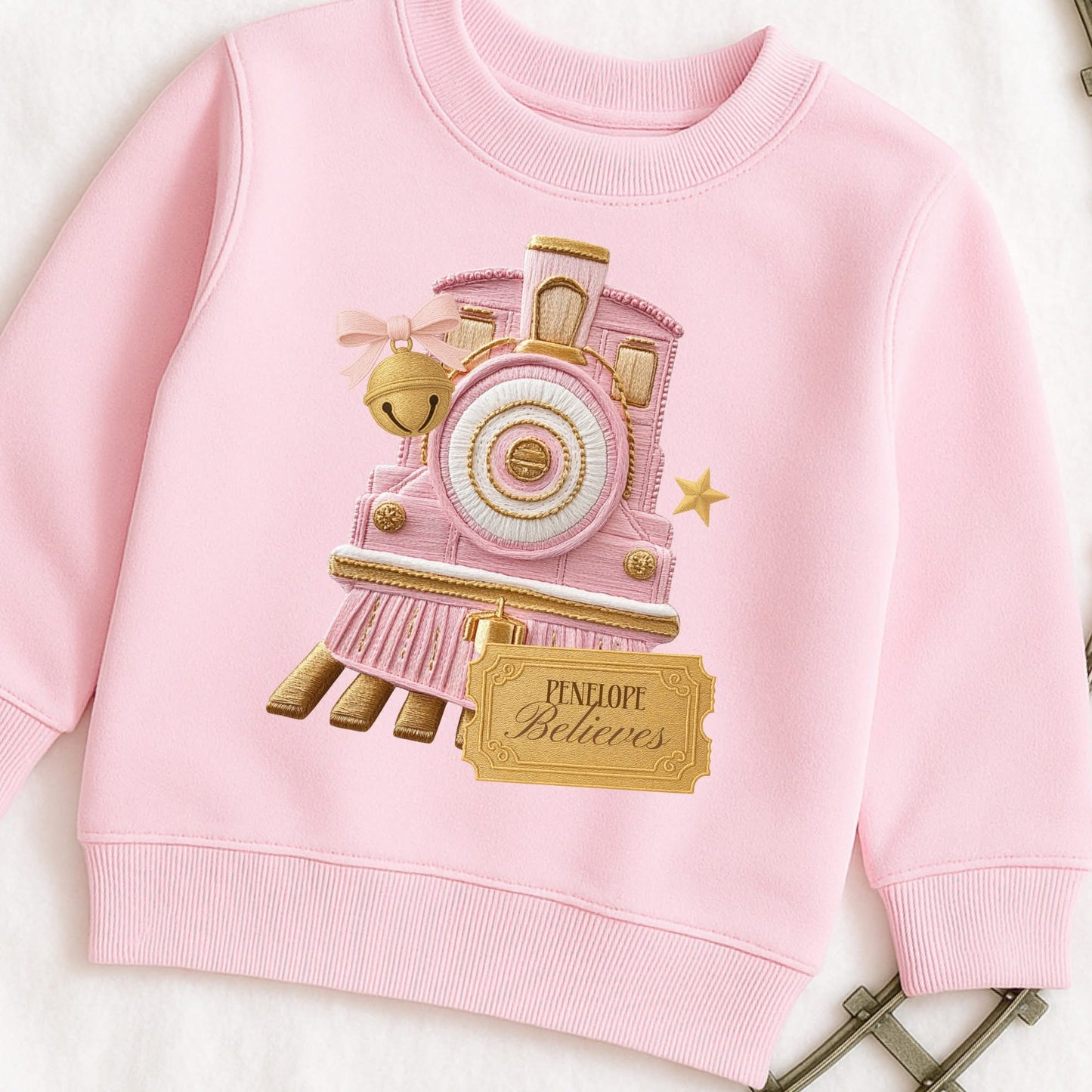 Personalised Christmas express jumpers (multiple colours)