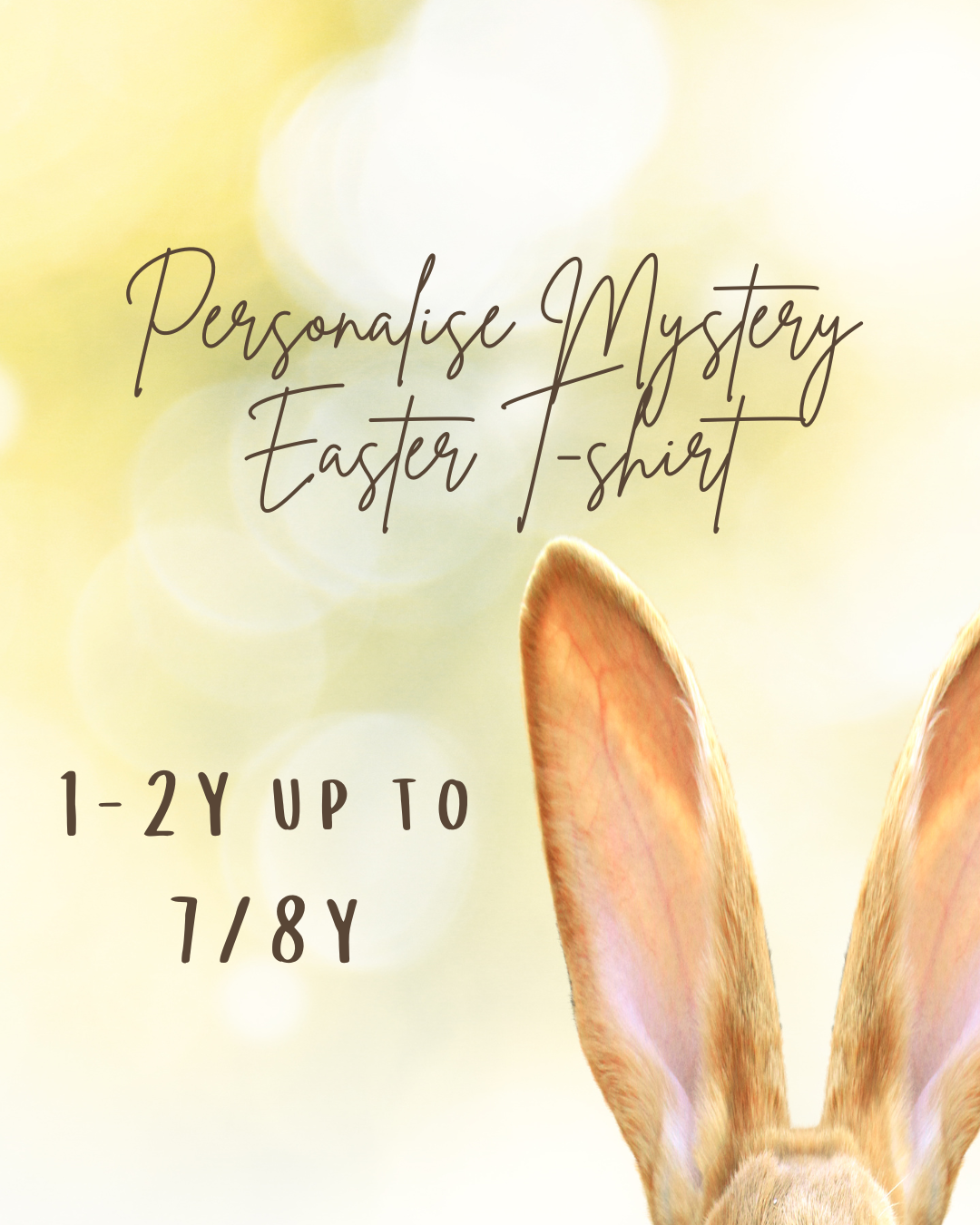 Mystery Easter T-Shirt (Personalised optional)