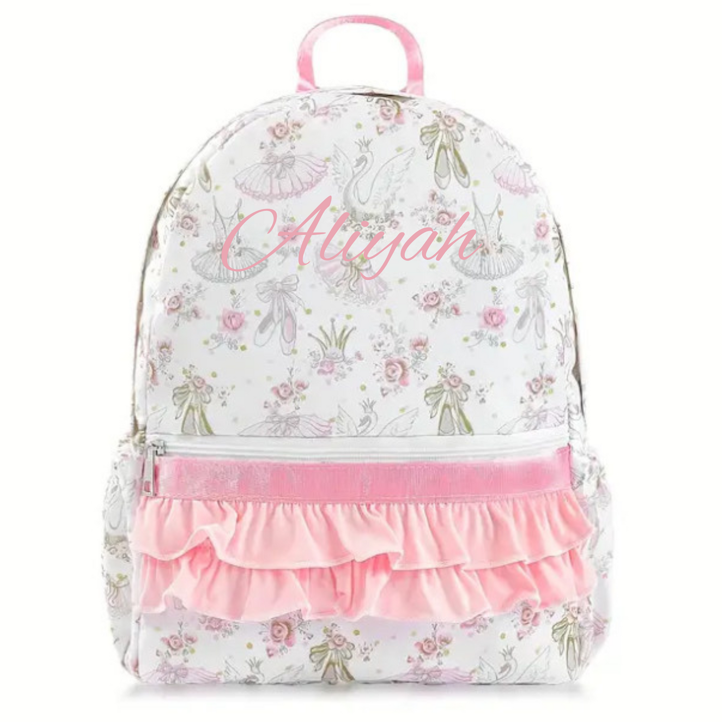 Ballerina/Swan Personalise Backpack
