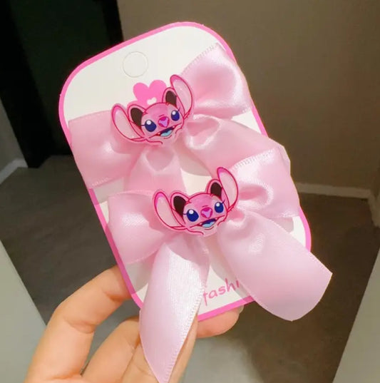Stitch/angel 2 pack bows