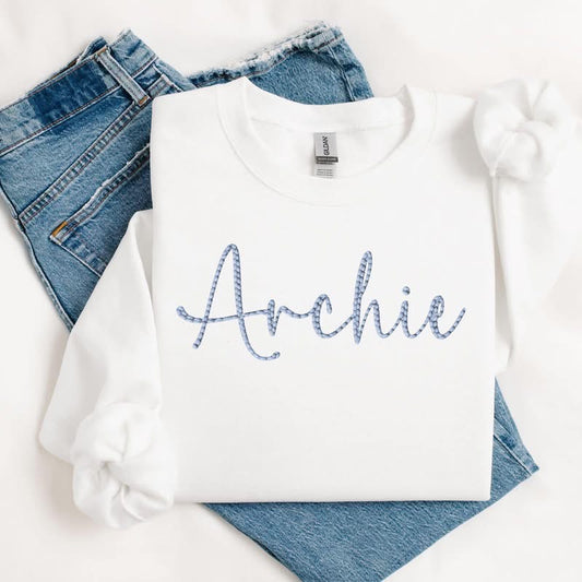 Personalsied blue t- shirt
