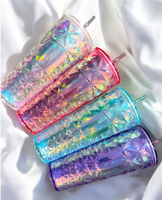 TESTER PRICE - crystal shimmer effect 710ml tumblers
