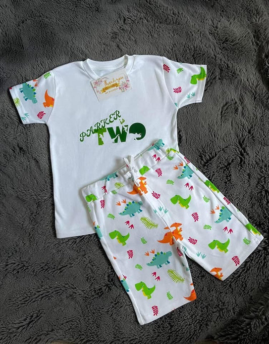 Little dinosaur personalised pyjamas