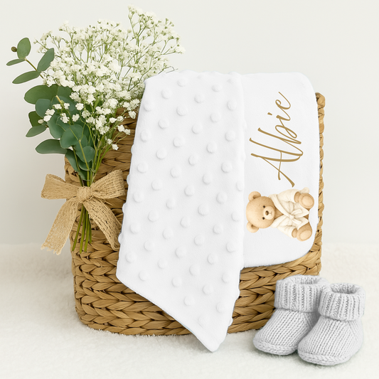 Baby Bear Personalise Blanket