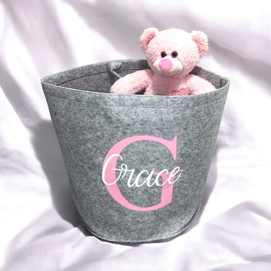 Personalised Felt Storage Tub
