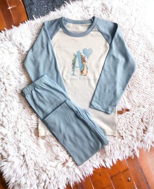 Peter rabbit personalised birthday pyjamas