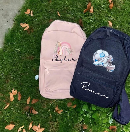 Personalised backpack
