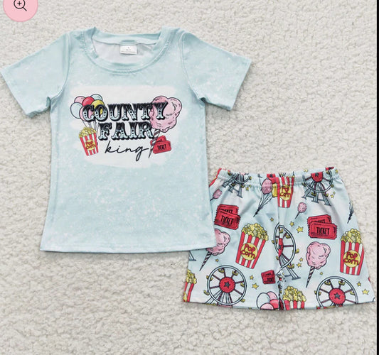 Boy/girl matching county fair set