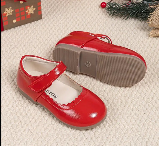 Red hard sole shoe