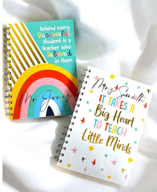 Teacher note book - personalised