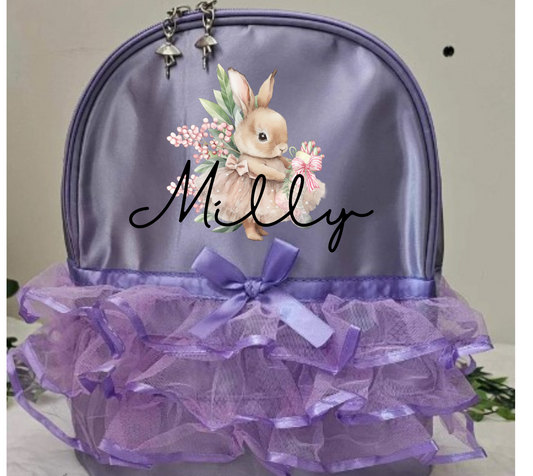 Ballerina Bunny Personalised Backpack