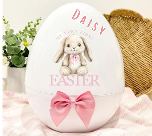 Personalise My 1st Easter 30cm Fillable Egg