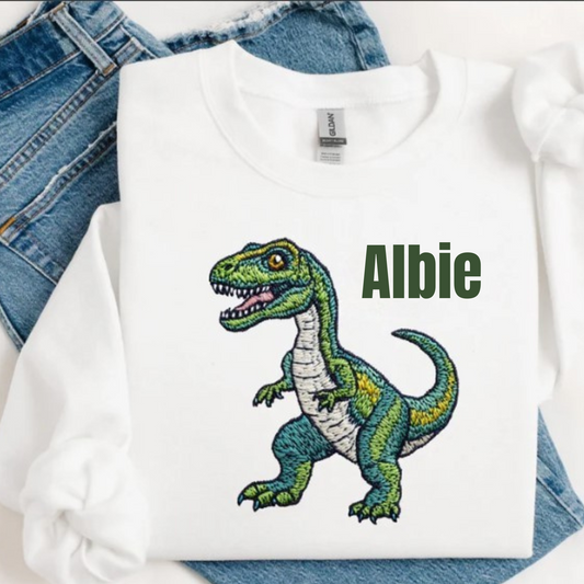 Personalised Dinosaur Jumper/Tshirt